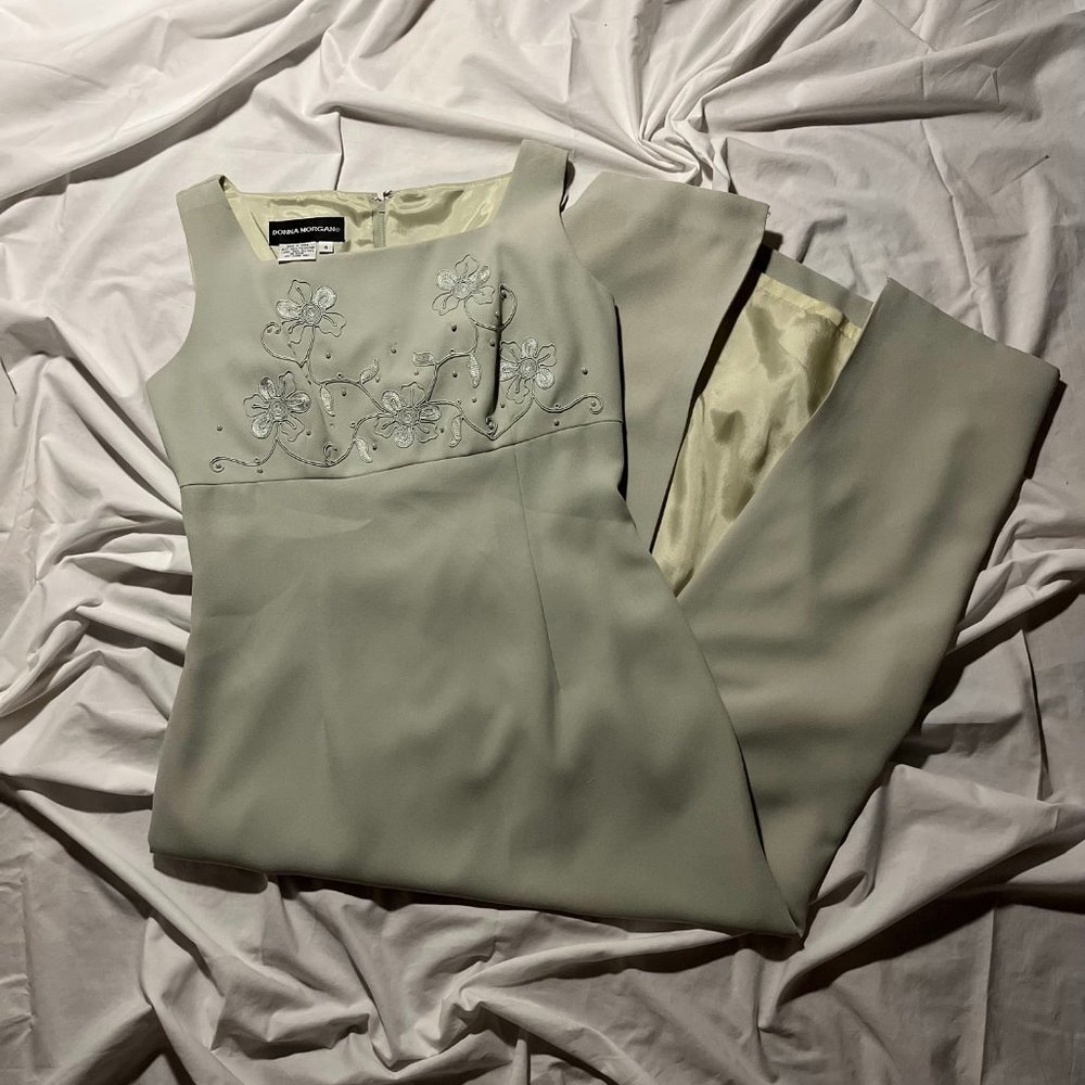 Donna Morgan Sage Green Dress